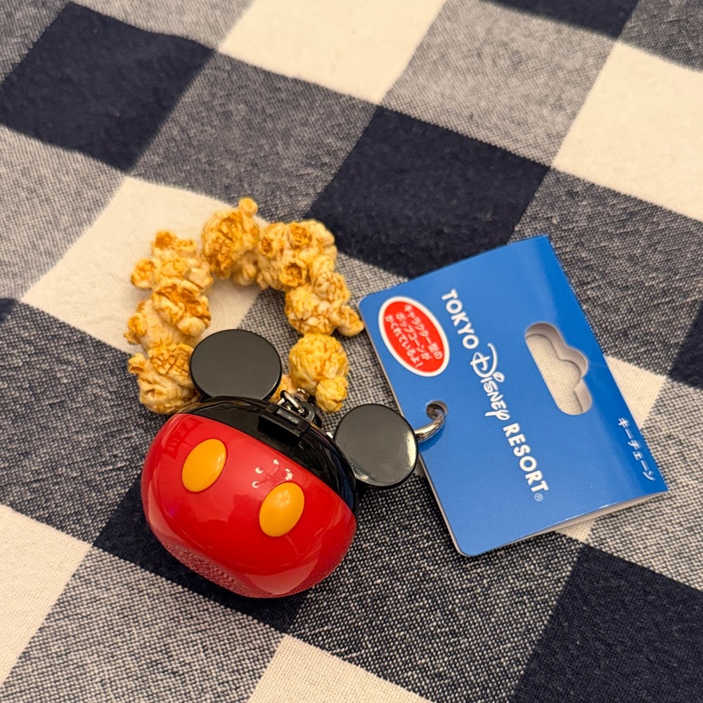 Tokyo Disney Mickey Popcorn Bucket Keychain